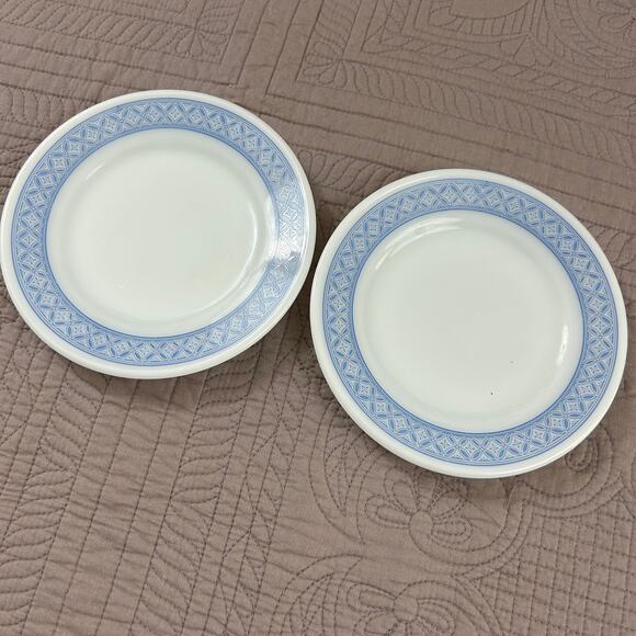 Pyrex Saucers 7" Lancaster Pattern - 2 Saucers included - Picture 1 of 8